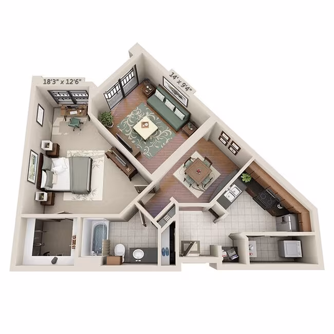 A4 (M) 2326 floor plan